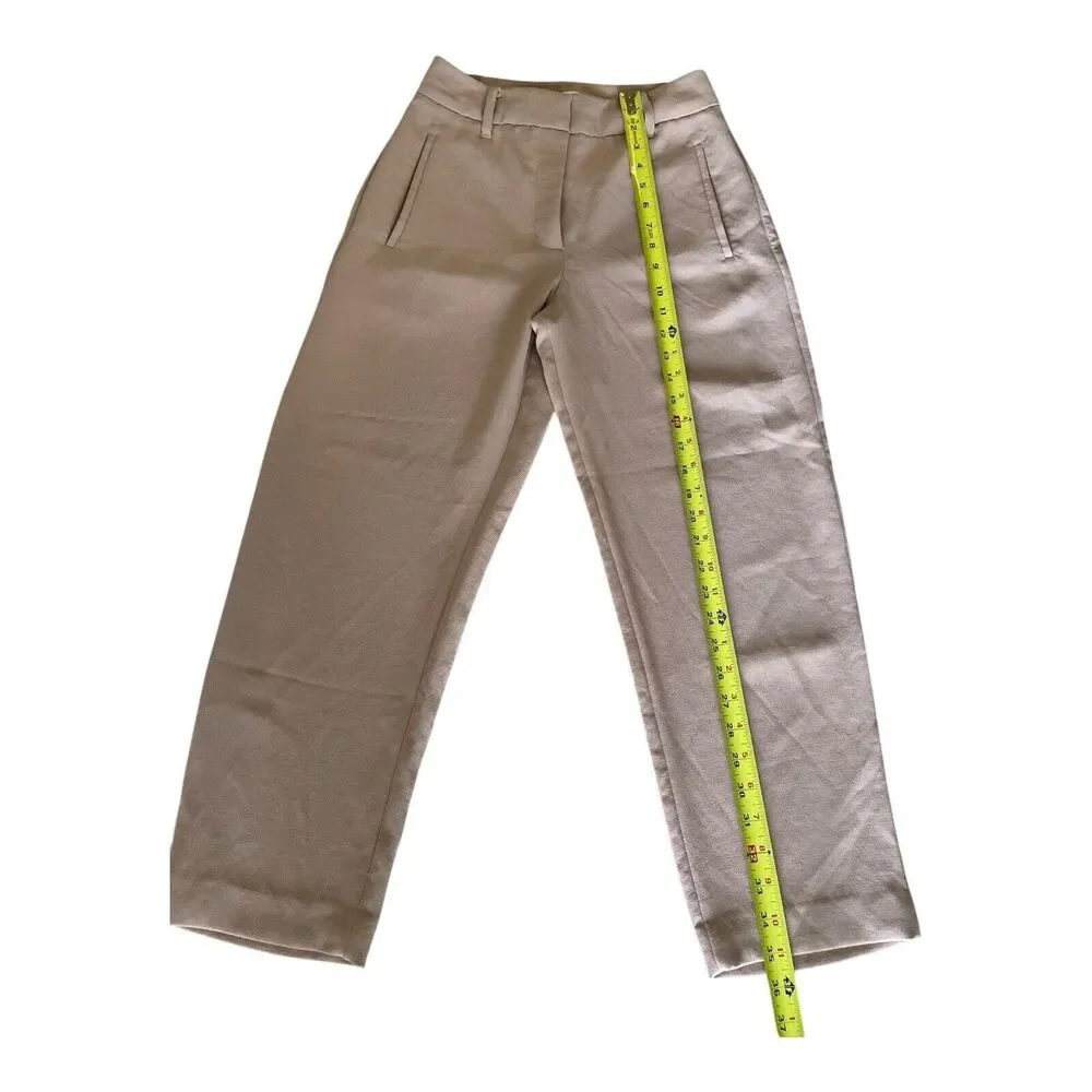 Wilfred Dress Pant Beige‎ Size 4 Crepe Woman 100% Polyester